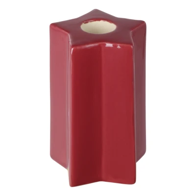 Gyertyatartó csillag 11,4cm pir@