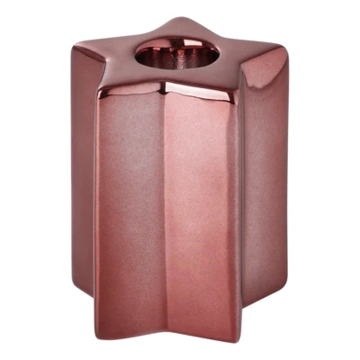 Gyertyatartó 7,7cm piros Catacol@