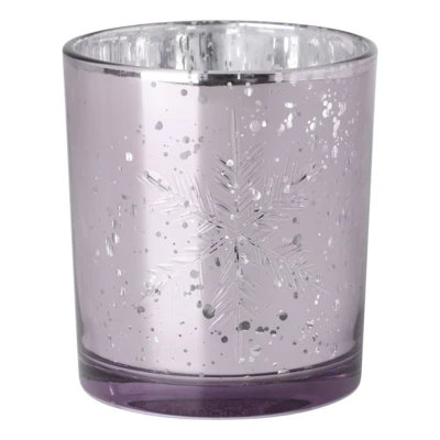 Mécsestartó O7x8cm rózsaszín @