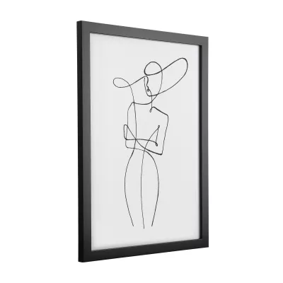 Kép 32,5x45cm fehér/fekete roberval@