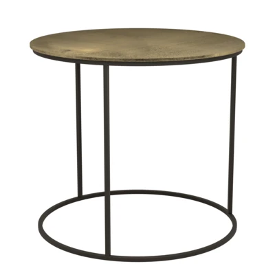 Kisasztal O50x45cm antik s.réz@ Aghleam