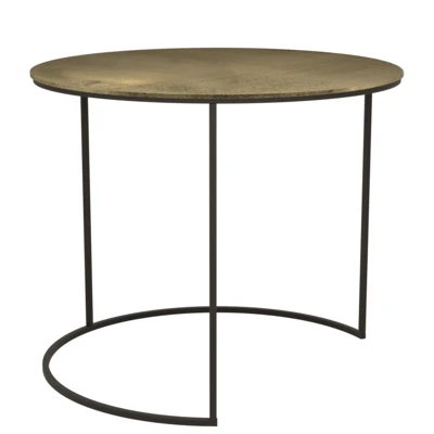 Kisasztal O60x50cm antik s.réz@ Aghleam