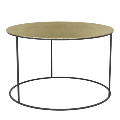 Kisasztal O80x50cm aranyszínű@ Aghleam