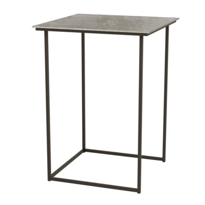 Kisasztal 40x40x55cm nikkel Aghleam@