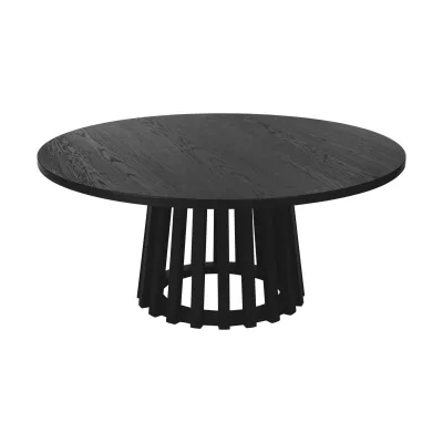 Kávézóasztal O80x35cm fk/barna@ SANGATTE