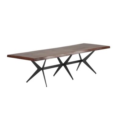 Asztal 300x100x75cm sötét akác@ Batovo