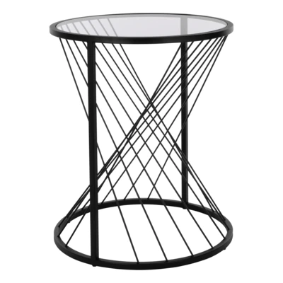 Kisasztal O46x55cm fekete/átl@ Otawara