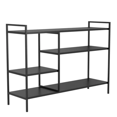 Polc 118X35X84cm fekete Gumut@