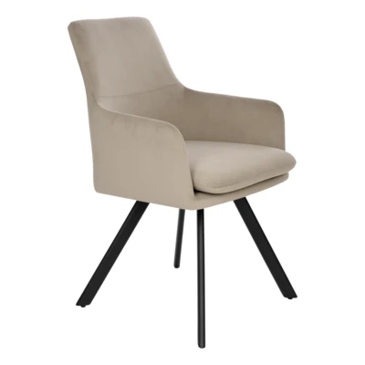 Szék 57,5x60x86cm barna/fekete@ Apalit