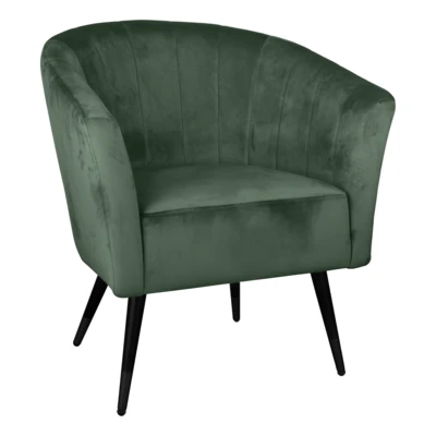 Szék 65x70x78cm zöld/fekete Ampaha@