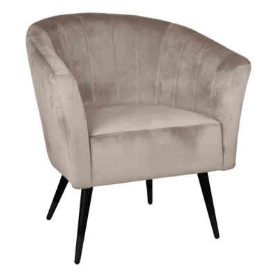 Szék 65x70x78cm bézs/fekete Ampaha@