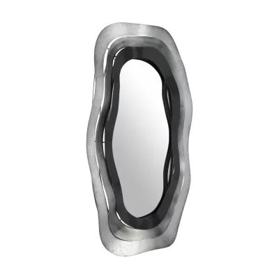 Tükör 58,4x89,5cm króm/fekete @ Lircay