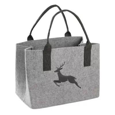 Filc táska 40x26x30cm szarvas@ Tomisato