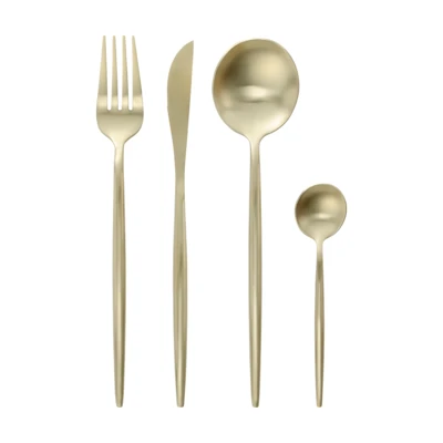 Evőeszköz készl 16 részes pezsgő@ Tegina