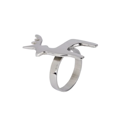 Szalvétagyűrű szarvas ezüst @