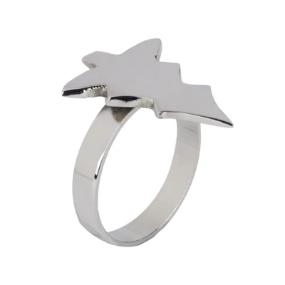 Szalvétagyűrű fenyőfa ezüst @