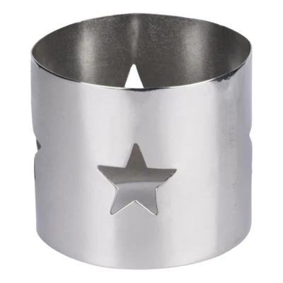 Szalvétagyűrű csillaggal ezüst @