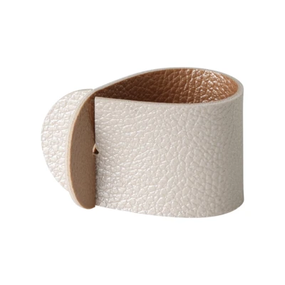 Szalvétagyűrű krém/arany Vinanivao@