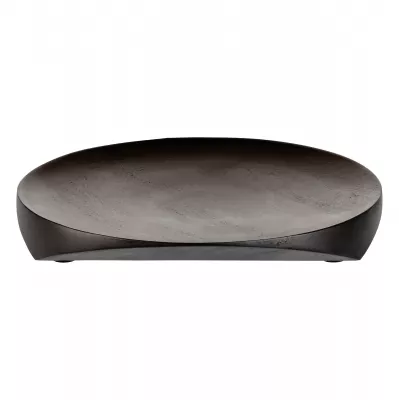 Tálca O30cm sötétbarna Kabacan@