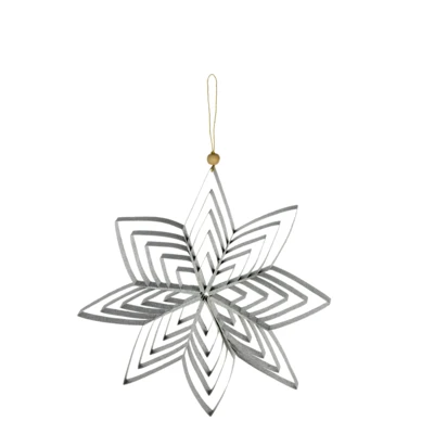 Papírcsillag O30cm ezüst Matanao@