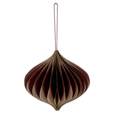 Papír dekor O15cm bordó Matanao@