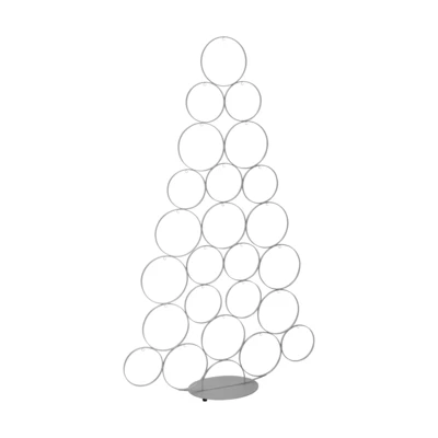 Karácsonyi dekor 109cm ezüst@