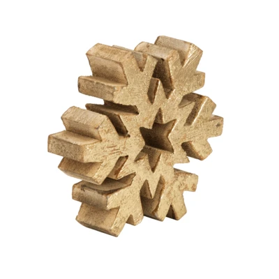 Hópehely 15x3,5x15cm aranysz@