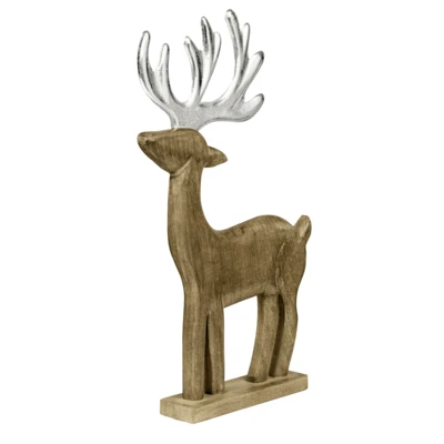 Rénszarvas 63cm barna/ezüst@