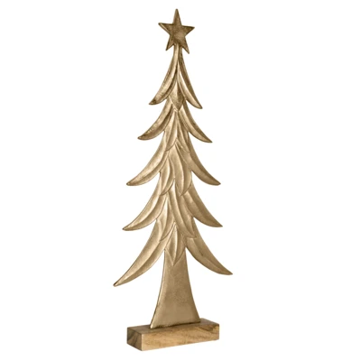 Fenyőfa 36x7,5x84cm aranyszín@