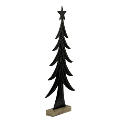 Fenyőfa 36x7,5x84cm fekete@