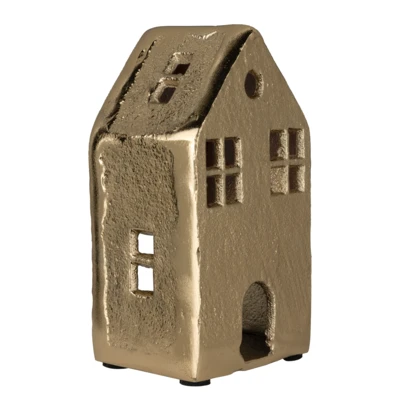 Dekor madárház 8x6x14cm arany@