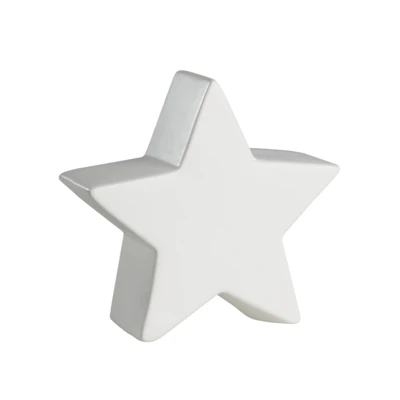 Dekor csillag 16x6x15,5cm feh @