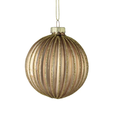 Karácsonyfagömb O8cm tópszín @