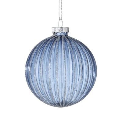 Karácsonyfagömb O8cm kék @