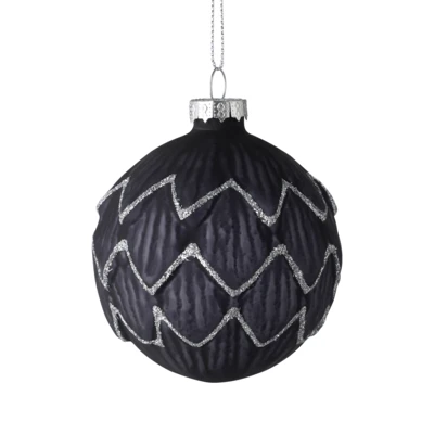 Karácsonyfagömb O8cm szürke @