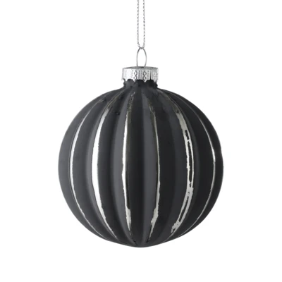 Karácsonyfagömb O8cm szürke @