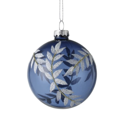 Karácsonyfagömb O8cm kék @