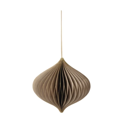 Lampion O15cm tóp/aranyszín @