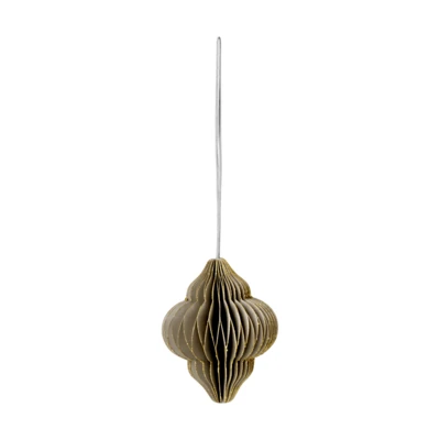 Lampion O5cm homok/aranyszín @