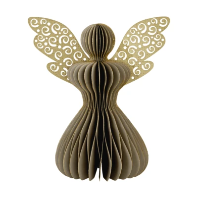 Angyal 20cm homok/aranyszín @