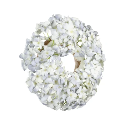 Virágkoszorú O35cm fehér Solvang@