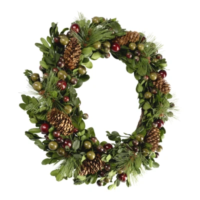 Koszorú O27cm zöld Gunung@