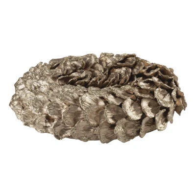 Levélkoszorú O21cm pezsgőszín @