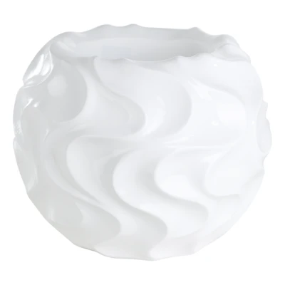 Kaspó O38x32,5cm fehér Abbeylara@