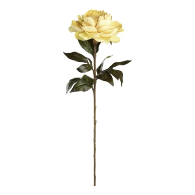Művirág rózsa 66cm sárga Semporna@