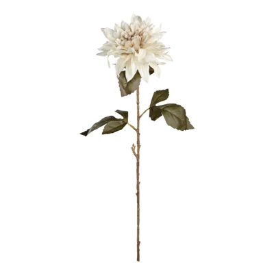 Művirág dália 66cm fehér Semporna@