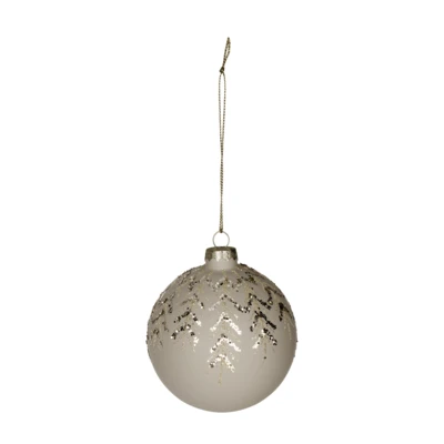KarácsonyfagömbO10cm szürke @