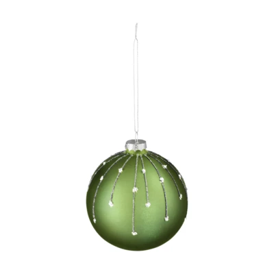 Karácsonyfagömb O8cm zöld @