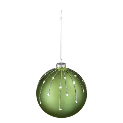 Karácsonyfagömb O10cm zöld @
