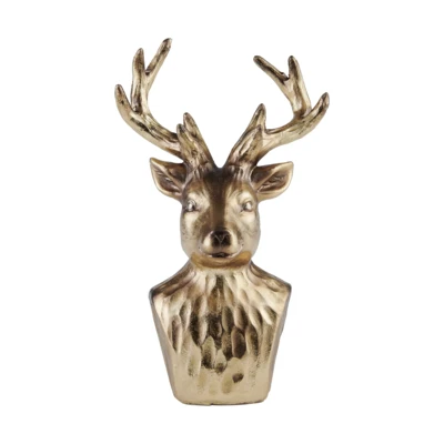 Szarvas 15x10,5x23,5cm aranysz @